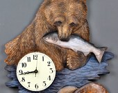 Wooden Gifts Carved by Hand Bear Clocks Unique Wood carvings Wooden Clocks by Vladimir Davydov Birthday Handmade in Québec Original Gifts Wooden Gifts Carved by Hand Bear Clocks Unique Wood carvings Wooden Clocks by Vladimir Davydov Birthday Handmade in Québec Original Gifts