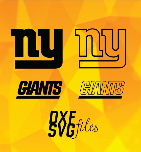 Download 4 New York Giants logos in DXF and SVG files Instant by dxfsvg