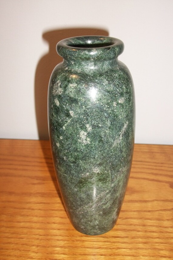 Green Marble Vase