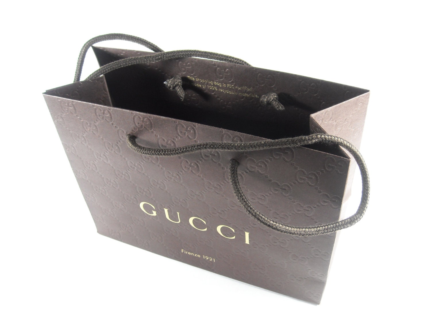 New authentic GUCCI monogram gift bags by Optical500 on Etsy