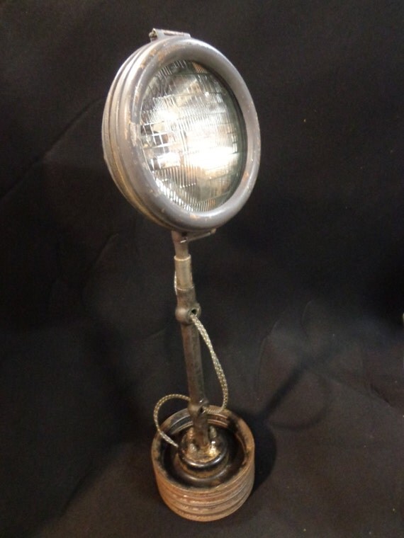 Items similar to Lamp from used automotive parts on Etsy