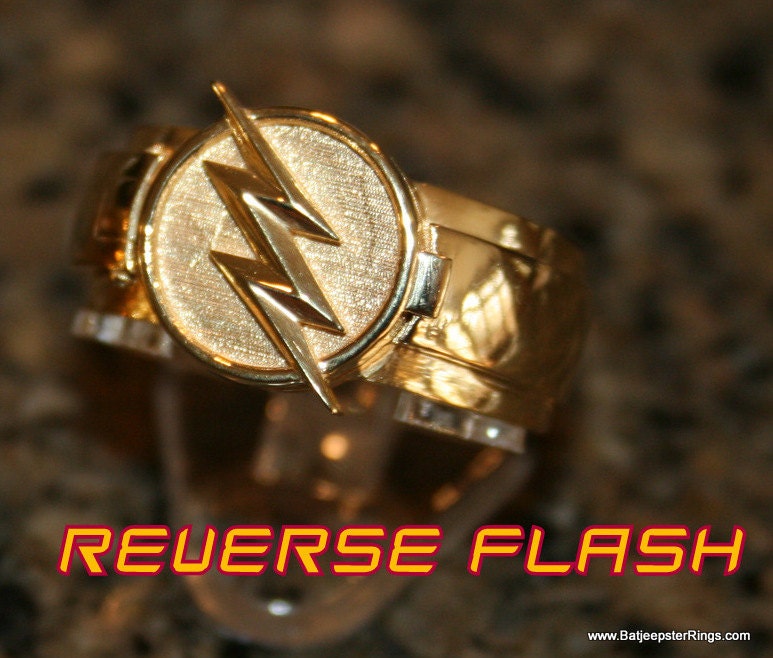 Custom Flash T.V. Inspired Reverse Flash Ring
