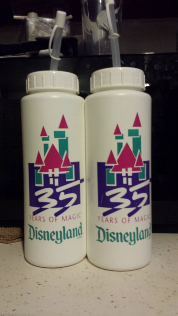 Disneyland water bottles by SparkleStarlet on Etsy
