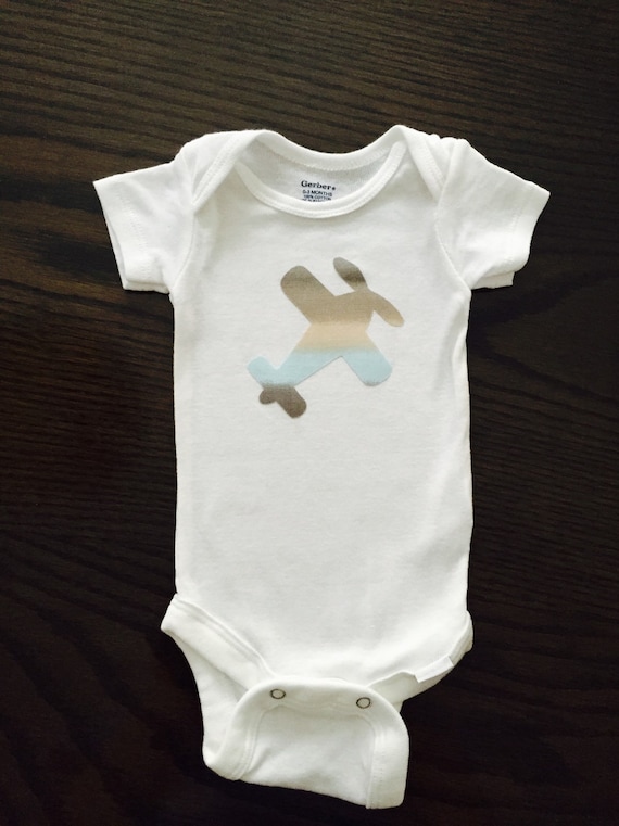 Items similar to Plane Baby Bodysuit, Airplane Baby Clothes, Baby Boy Clothing, Unisex Outfit