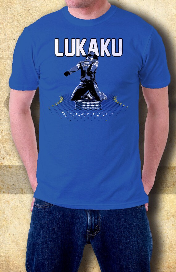 Everton Lukaku football jersey shirt tee by ...