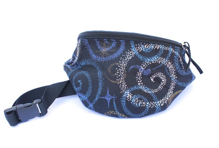 Midnight Spiral Cute Fanny Pack Hip Waist Bag