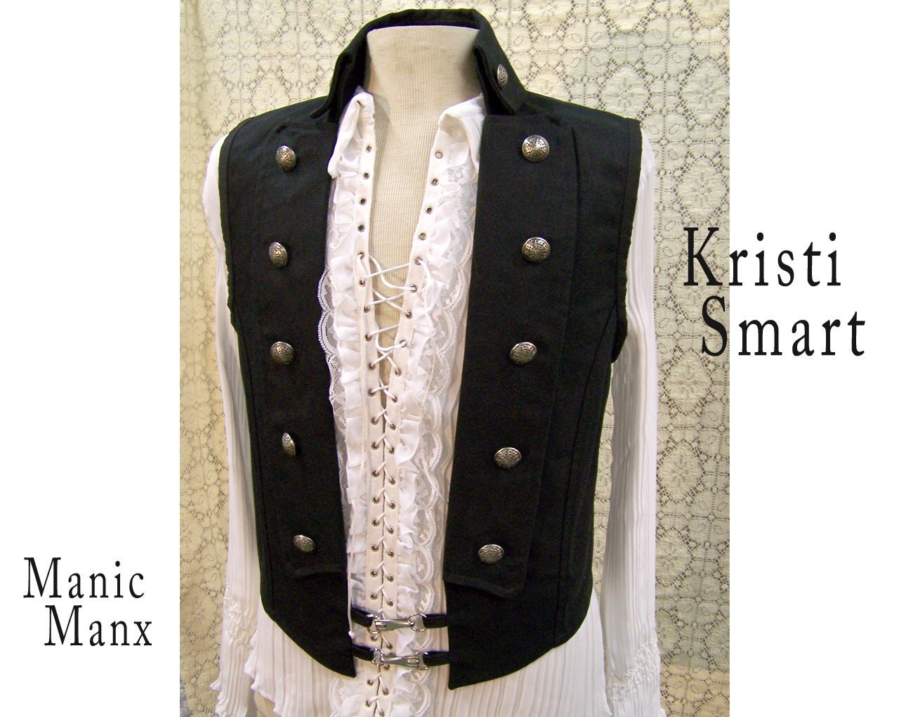 Elegant Pirate steampunk vest