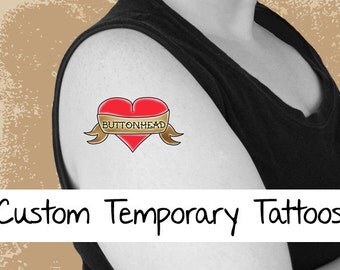 36 High Quality Temporary Tattoos Custom Professional 2.5 Inch
