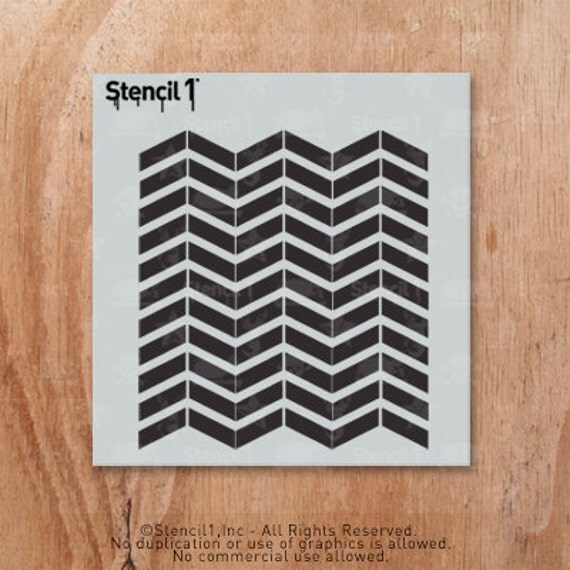 Chevron Pattern Stencil Reusable Crafts & DIY Stencils