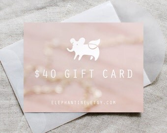 gift card - elephantine jewelry