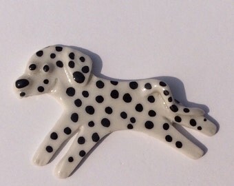 Mosaic Tile or pin Porcelain Ceramic Dalmatian