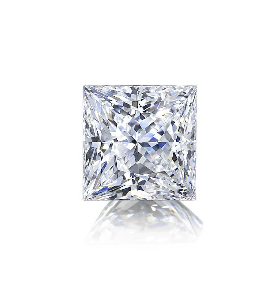1ct Diamond F SI1 GIA Certified Loose Diamond Princess Cut