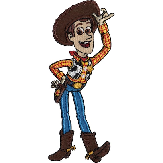 Items similar to Woody Disney Toy Story Iron-On Applique. Embroidered ...