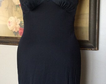 Black Full Lingerie Slip Gown by Kayser