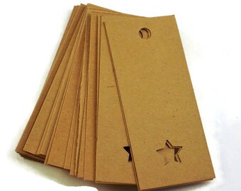 Kraft Gift Tags in Superstar Set of 50