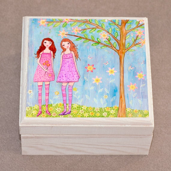 Best Friend Jewelry Box Friendship Trinket Box Gift Box