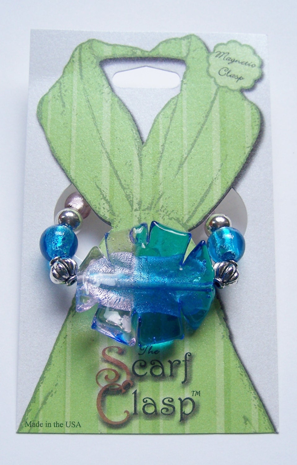 Scarf jewelryScarf ClaspClip Holder Clasp by Clasplady