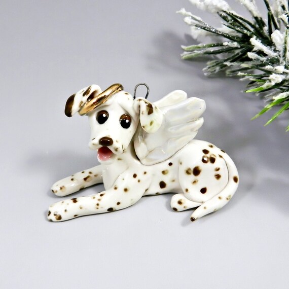 dalmatian liver angel christmas ornament by themagicsleigh dalmatian liver angel christmas ornament by themagicsleigh