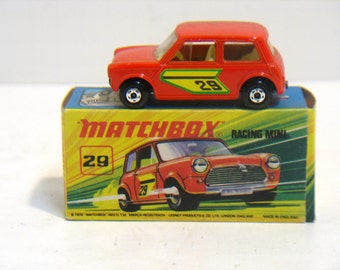 matchbox racing mini 1970