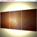 Original Large Abstract Painting Gold Bronze Texture Modern Palette Knife Art Thick Textured Painting by Lafferty - 72x30