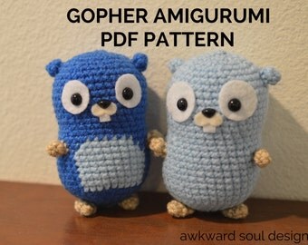 Gopher Amigurumi Crochet Doll Pattern PDF