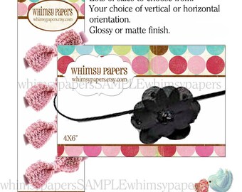 Big Dots Display cards - Choice of sizes - Optional double-sided print - Free shipping