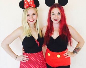 Mickey Mouse Swimsuit Bathing Suit or Minnie Mouse Swim Suit // Mickey Mouse or Minnie Mouse Halloween Costume