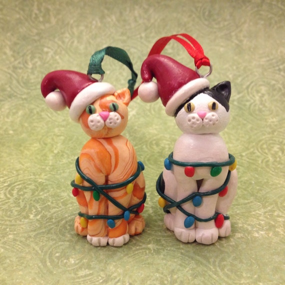 Custom Cat Ornament Christmas Tree by PasticheAccessories on Etsy