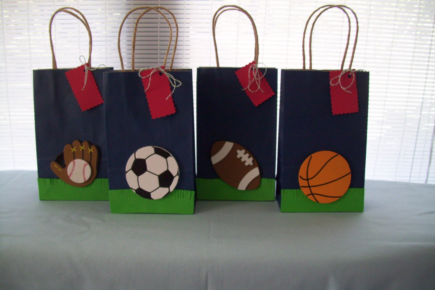 sports favor bags birthday favor bags baby shower favor bags