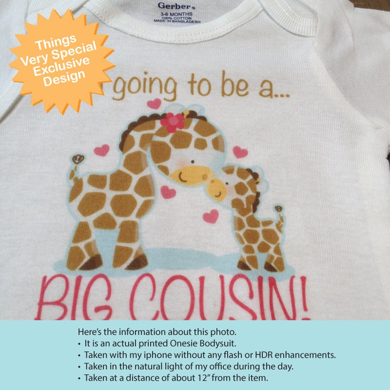 big cousin onesie