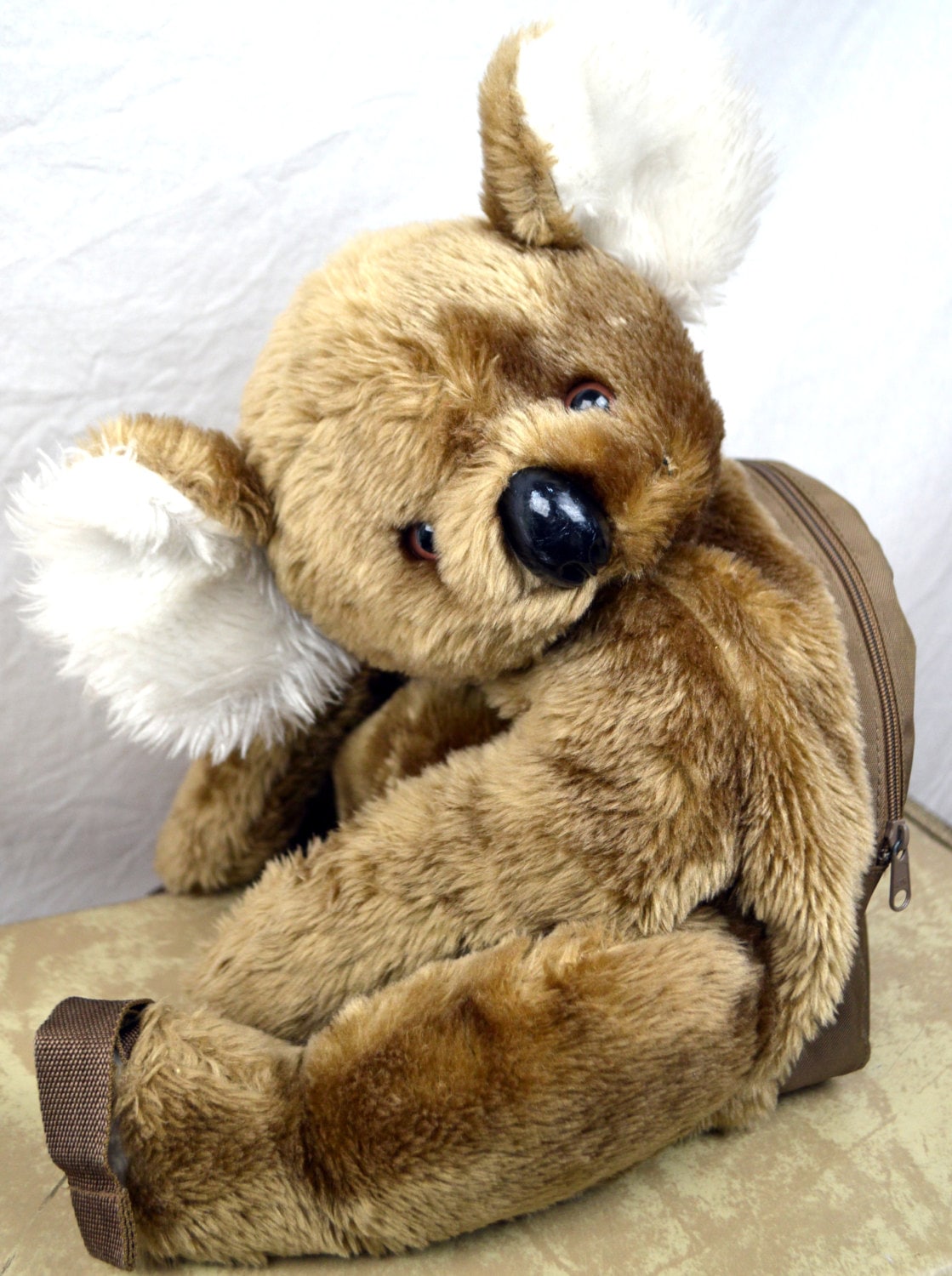 Cute Vintage 1980s Koala Backpack Hug a Pet
