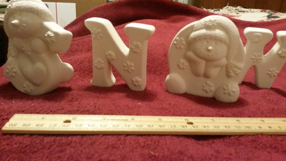 Ready to Paint Snowman S N O W