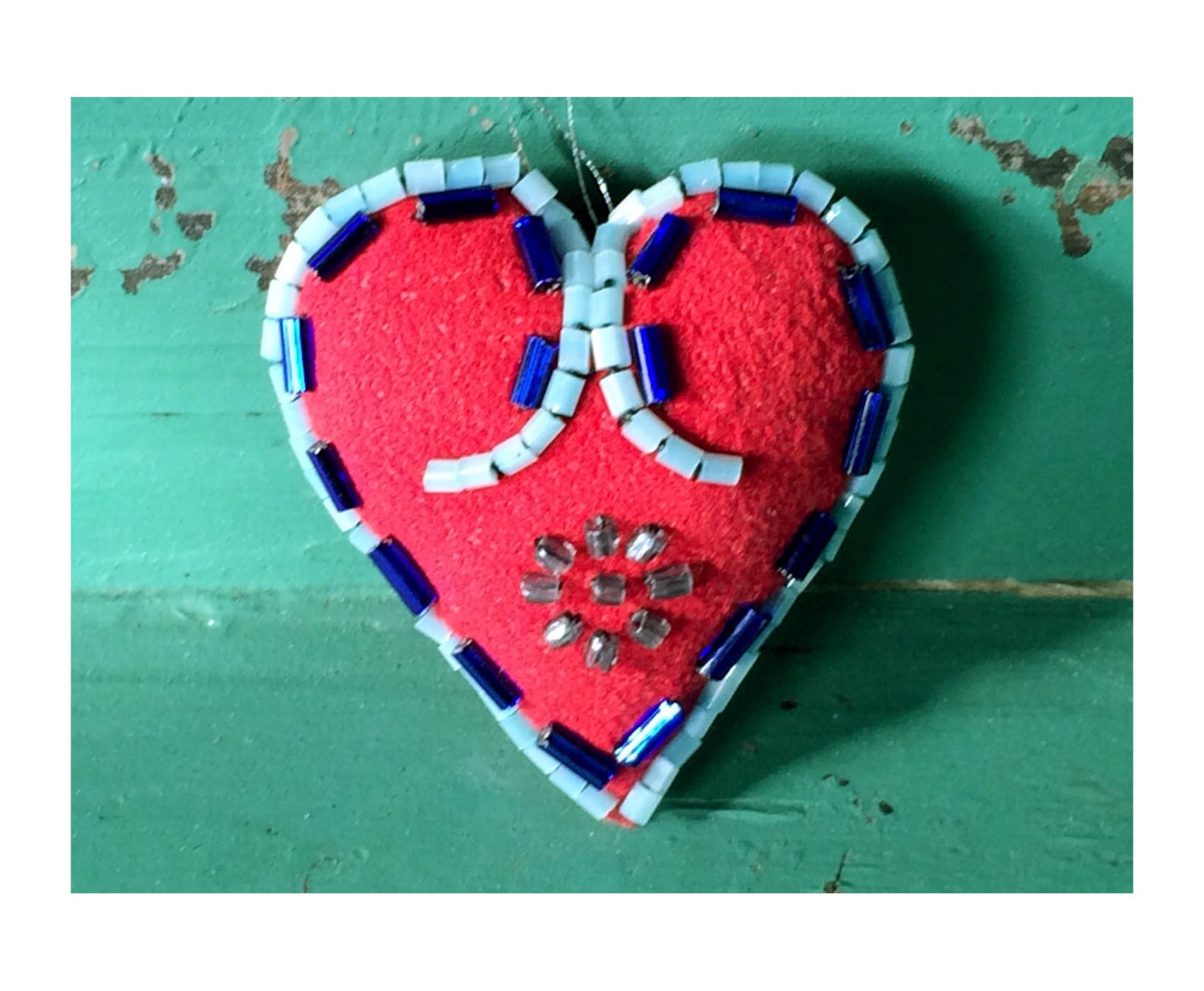 Personalized Valentines Gift Heart Ornament Personalized