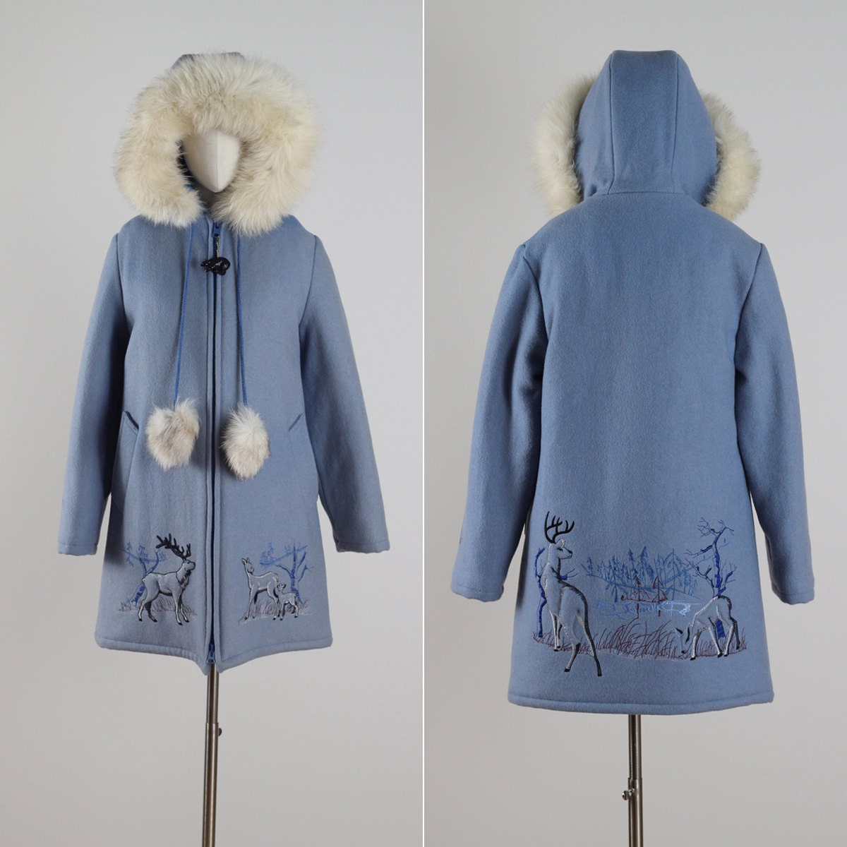 Northern Sun . vintage eskimo coat . fur by millstreetvintage