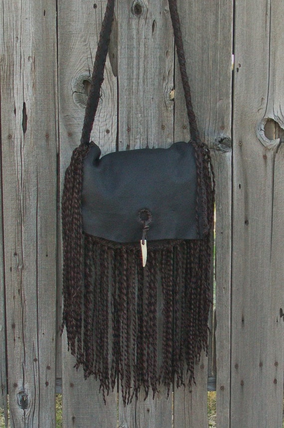Designer handbag , Fringed handbag , Leather crossbody bag , Leather ...