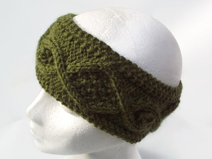 knitting pattern headband pdf earwarmer pattern