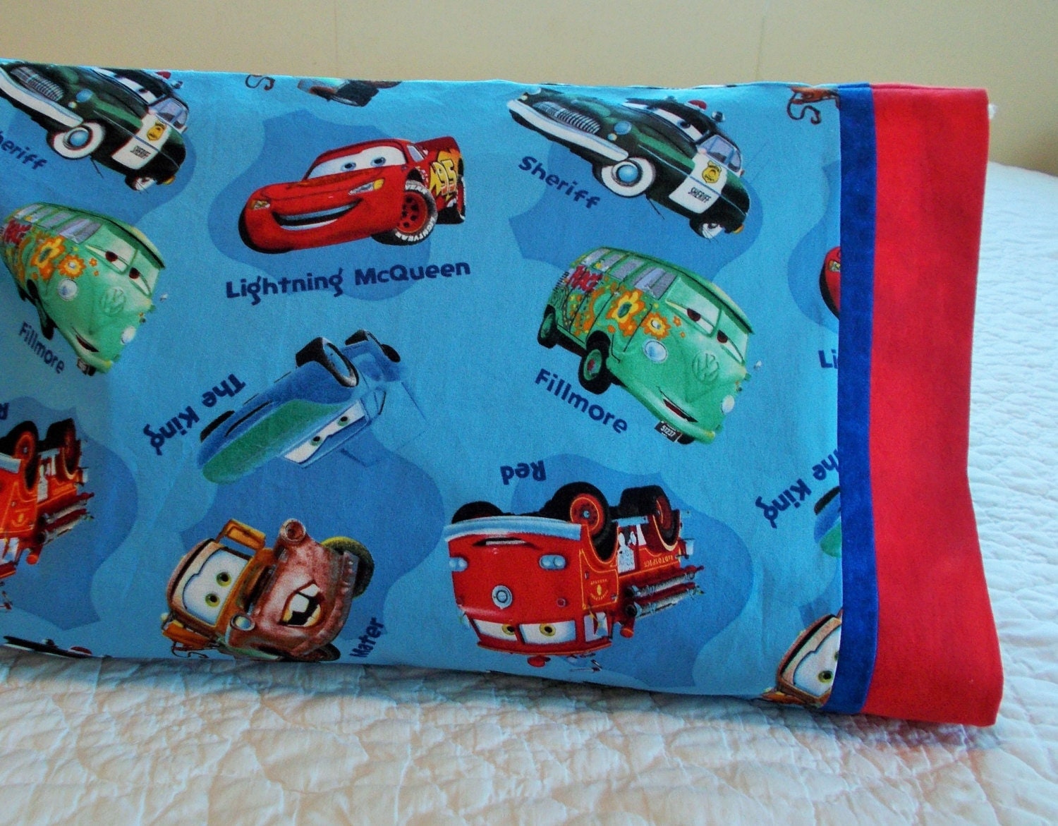 disney cars blanket and pillow