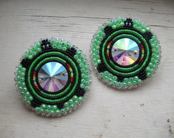 earrings beaded native american