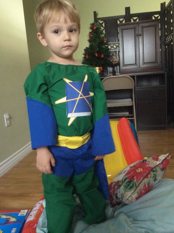 Items similar to Super Why costume PBS reading show Wyatt costume on Etsy