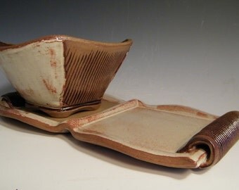 Rustic Soup and Salad or Soup and Sandwich Plate