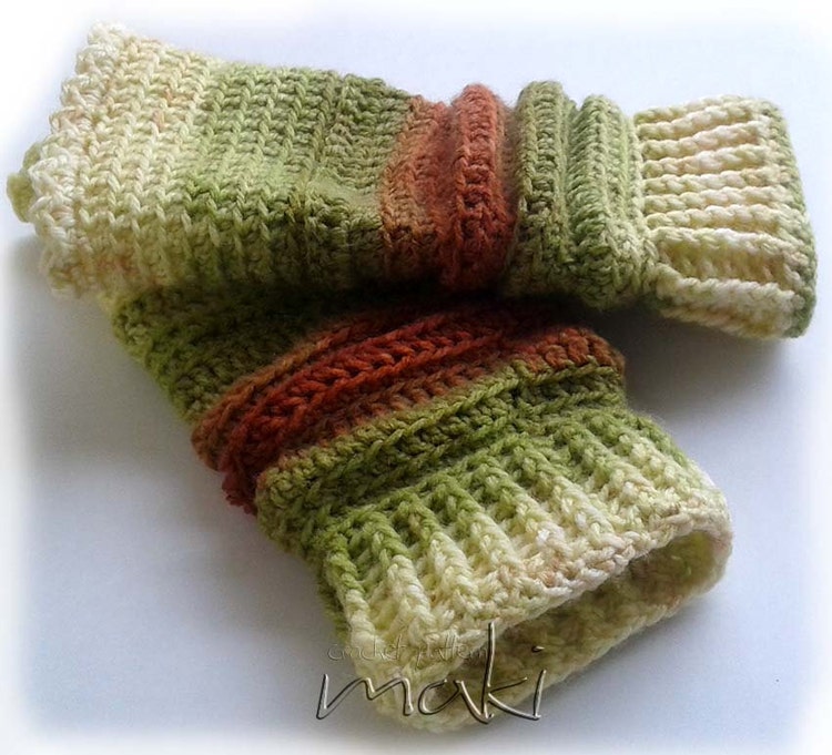 ZARA fingerless gloves crochet pattern Gloves by MakiCrochet