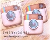 INSTAGRAM Inspired embellishments .... Scrapbooking, Cardmaking, Pocket Pages