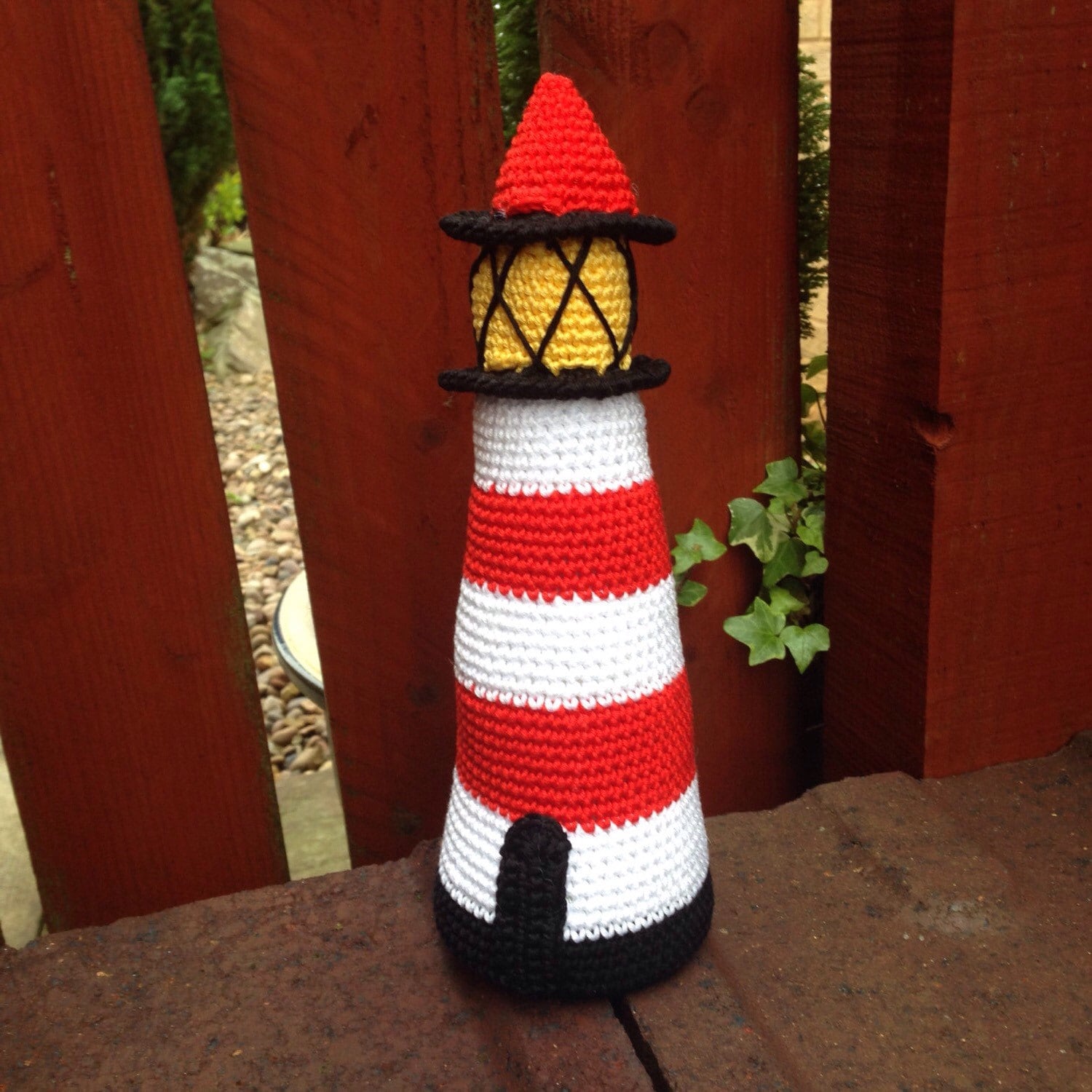 Little Lighthouse Crochet Pattern by Button by Buttonbeautiful