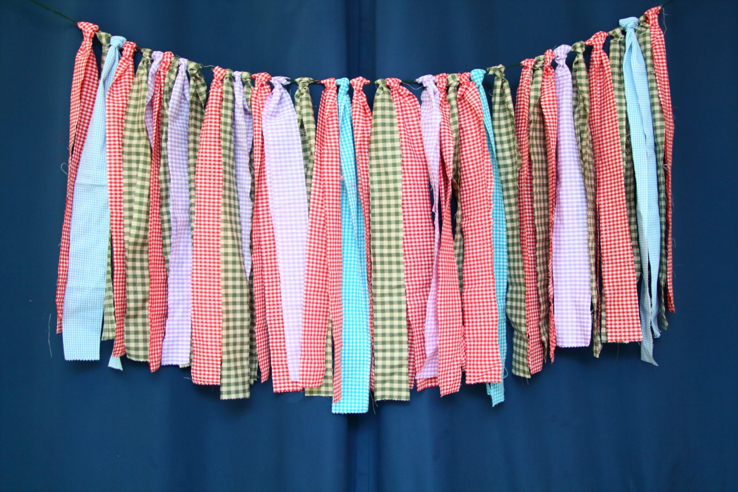 Rag tie banner custom banner prop banner photo prop 1st