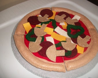 Felt Pizza Make your own.