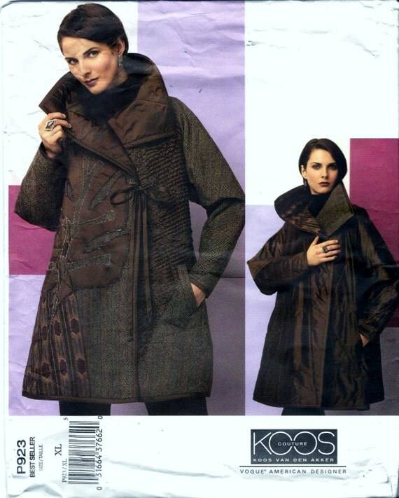 Vogue Sewing Pattern 2757 Couture KOOS Reversible Jacket