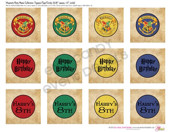 Harry Potter Birthday - Hogwarts Birthday - Harry Potter Inspired Decor ...