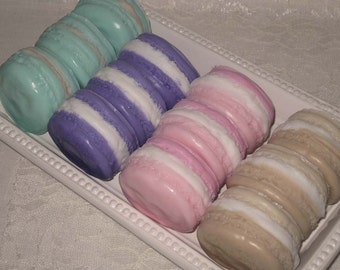 Food Soap French Macaron Soap French Macaroon Soap Yummy Food Soap, 2 Macaron Soaps, Natural Handmade Soap
