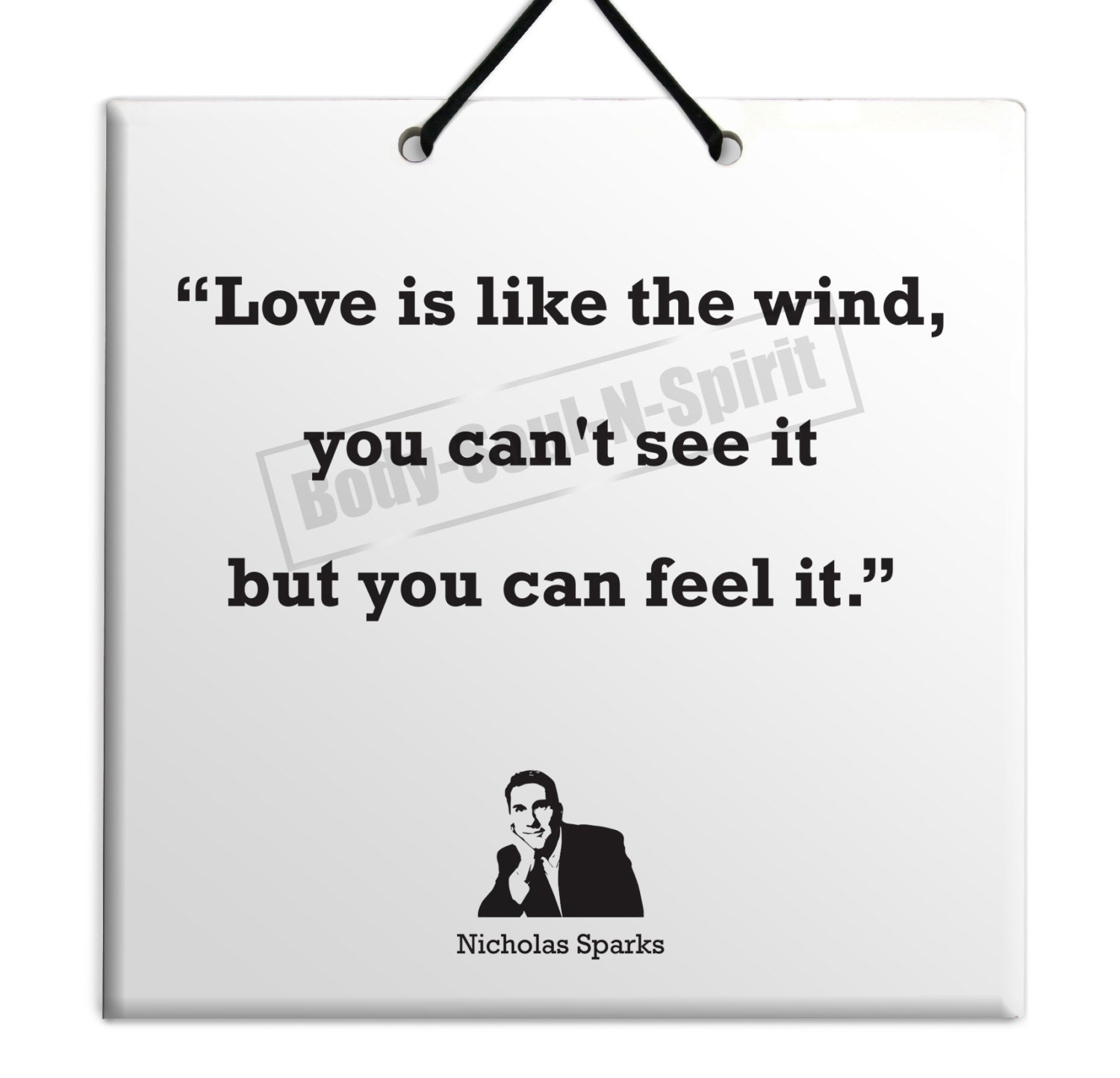 Nicholas Sparks Love Is Like The Wind Quote Ceramic By Kabbala 1500x1444 · Nicholas Sparks Quote About