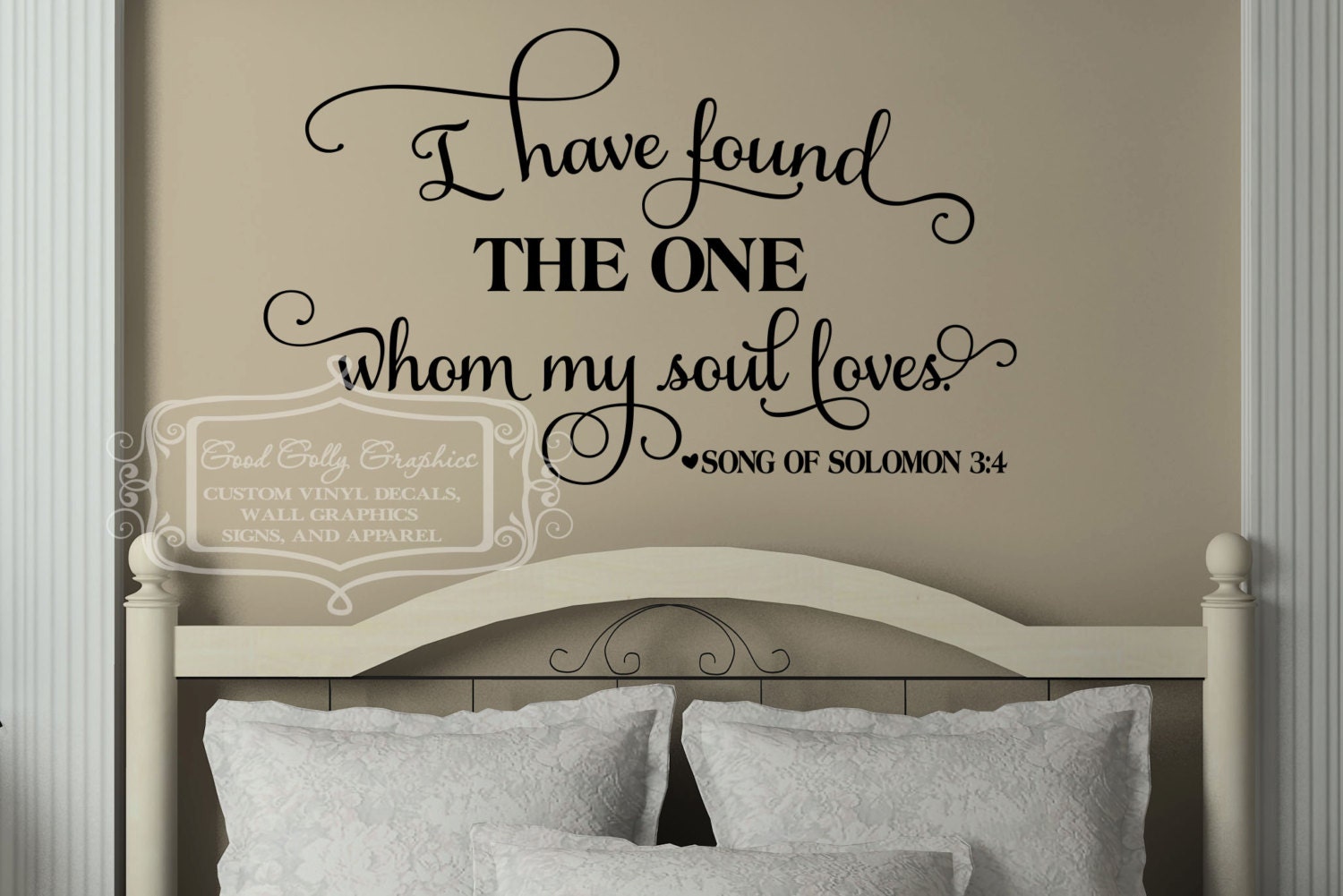 Download I have found the one whom my soul loves vinyl decal song of